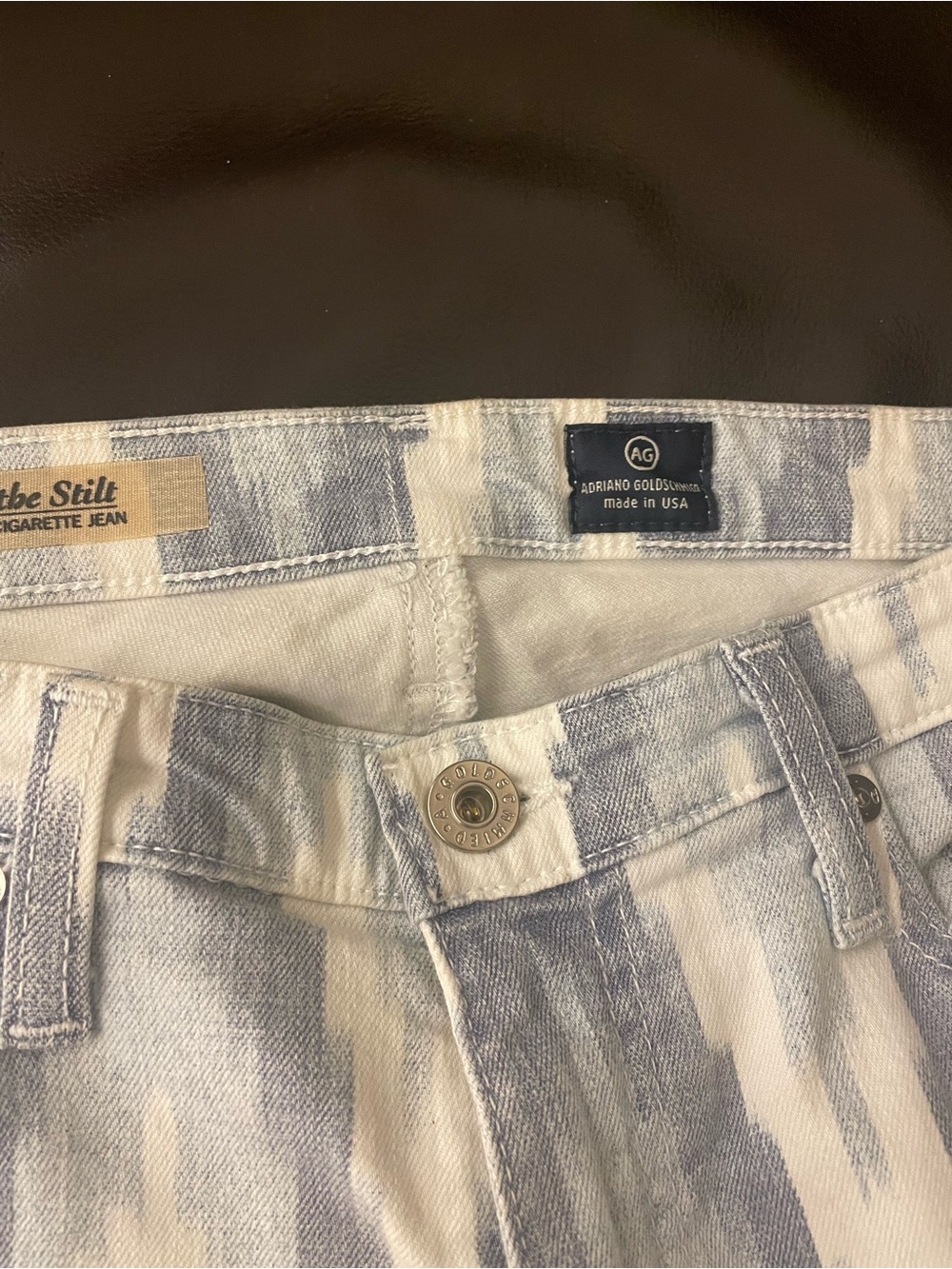 AG cigarette jeans